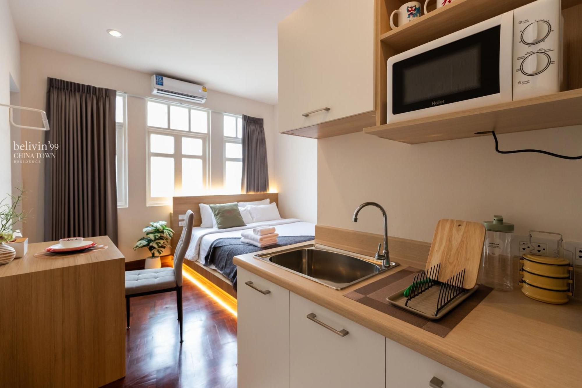 Belivin99 Residence Chinatown 曼谷 客房 照片